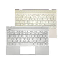 Brand New Laptop Case For HP ENVY 13-AH 13-AH0006TU 13-AH0008TU TPN-W136 Palmrest With Backlit Keyboard Silvery/Golden 2024 - buy cheap
