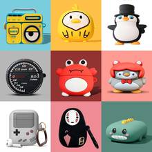Earphone Headphone Case For Airpods pro 2 3 Case Silicone Cute Dog DUCK Cartoon Cover For Apple Air pods 1 Earbuds Earpods Case 2024 - buy cheap