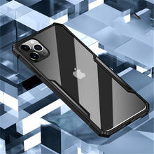 Роскошный бронированный силиконовый чехол-бампер для iPhone 12 11 Pro MAX X XR XSMAX XS SE2020 7 8 6 6S Plus, тонкий мягкий противоударный чехол 2024 - купить недорого