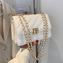 2022 Women Chain Shoulder Bag Female Crossbody luxury designer Handbags and Purse Bags White Black Small Flap Prom Bags bolsos 2024 - buy cheap