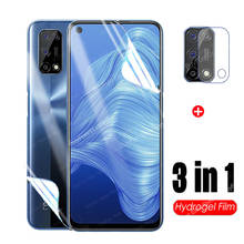 Película de hidrogel 3 en 1 para Oppo Realme 7 5G, Protector de pantalla para Realme V5 5G X7 7 Pro, película protectora para lente de cámara, no vidrio 2024 - compra barato