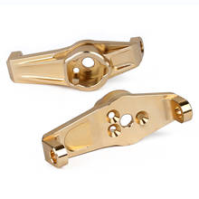 Metal Brass Front Caster Blocks 2pcs Counterweight Portal Drive for 1/10 RC Crawler TRX-4 TRX-4 TRX6 8232 Upgrade Parts 2024 - buy cheap