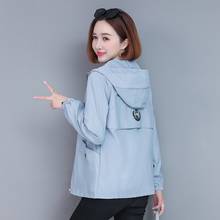 2021 New Autumn Women Jacket Windbreaker Female Long Sleeve Jackets Hooded Casual Basic Coat Student Outerwear Plus Size 4XL 2024 - buy cheap