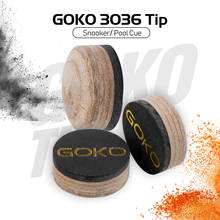 GOKO-Punta de billar 3036, accesorios de múltiples capas para taco de billar, punta de piel de cerdo selecta, 10mm, 11,5mm, 13mm 2024 - compra barato