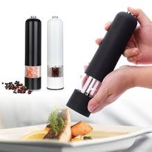 Electric Pepper Grinder Salt Spice Herbal Containers Tools Home Kitchen Cooking Coarseness Lights with Mill Adjustable BBQ S3V2 2024 - buy cheap