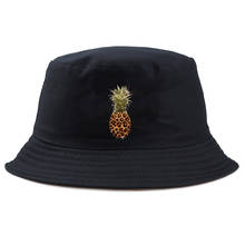 Leopard Pineapple Print Panama Bucket Hat Men Women summer fashion Hip Hop Cap Fishing Hat chapeau fisherman hats boy girl 2024 - buy cheap