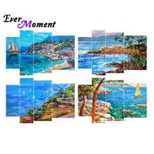 Ever momento pintura de diamante quadrado completo resina perfurador artesanal decoração bordado mosaico contas arte multiimagem 1m035 2024 - compre barato