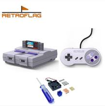 Retroflag-capa superpi versão u para raspberry pi 3 modelo b + 3b 3b + capa retrô, com entrada usb e gamepad 2024 - compre barato