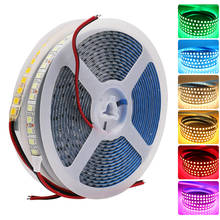 Tira de luces LED de 12V CC, 5054, 120LED/m, cinta Flexible resistente al agua, color rojo, rosa, azul, verde, blanco Natural, dorado 2024 - compra barato