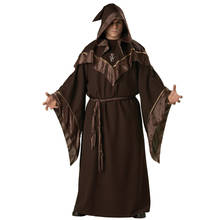Halloween Party Shaman Religious Costume European Religious Men God Father Missionary Gothic Wizard Cosplay Priest Uniform 2024 - buy cheap