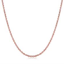 MxGxFam ( 62 cm x 2 mm ) Rose Gold Color Tiny Chain Necklaces for Women Fashion Jewelry Lead and Nickel Free 2024 - buy cheap