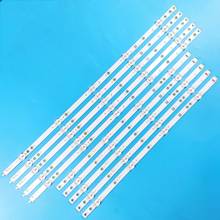 1Set=10pcs LED strip For Ph lips 50'' TV LB50086 V1_00 LB50086 V0_00 LB50089 LB50082 50PUS6162/12 50PUS7383/12 TPT500U1-QVN03.U 2024 - купить недорого