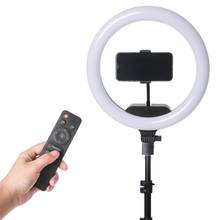 Anillo de luz regulable con trípode para fotografía, iluminación de 13 pulgadas, Anillo de luz LED remoto de 33cm, para vídeo y maquillaje 2024 - compra barato