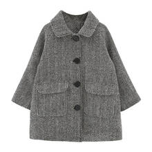 New  Jacket Girls  Thickness Fashion  Kids Coats  Children Outwear   Autumn Winter  9GT002 2024 - buy cheap