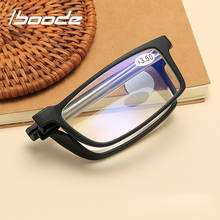 iboode Telescopic Legs Reading glasses PC Lens Metal Anti blue light Spectacle Women Men Portable Small Presbyopia Eyeglasses 2024 - buy cheap