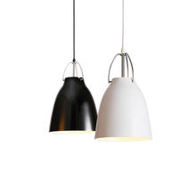 Luminária pendente criativa, estilo nórdico, e27, de alumínio, com abajur, para decoração de restaurante, cozinha, 110v, 220v