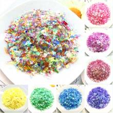 Colorful Plastic Irregular Shell Shape Sequin Crafts Multi Options Loose Sequins DIY Manicure Flakes Nail Art Decor Confetti 10g 2024 - buy cheap