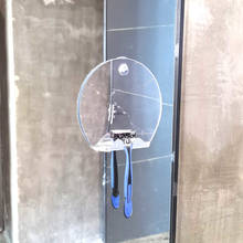 Espelho acrílico de chuveiro de banheiro, antiembaçante, anti-queda, para homens, raspar, de parede, acessório para banheiro 2024 - compre barato