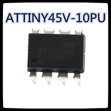 (5 шт.-10 шт.) ATTINY45V-10PU DIP-8 ATTINY45V DIP8 TINY45V 8-битный микроконтроллер, новый и оригинальный 2024 - купить недорого
