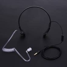 3.5mm Throat MIC Headset Covert Acoustic Tube FBI Earphone for iphone 2024 - buy cheap