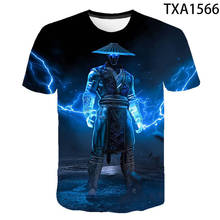 Camiseta 3D Mortal Kombat para hombres, mujeres y niños, camiseta de juego de lucha MK, ropa de calle, camiseta de manga corta para niño y niña, Tops geniales de verano 2024 - compra barato