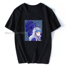 Camisa de algodão dos homens de impressão t camisa de algodão t camisa anime harajuku streetwear 2024 - compre barato