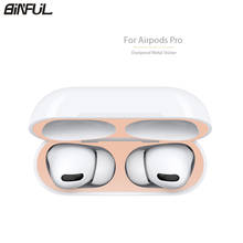 For AirPods 3 Metal Dust Guard For Apple AirPods Pro Case Box Sticker Cover Stickers Dust-proof Inside Protection Earphone Film 2024 - buy cheap