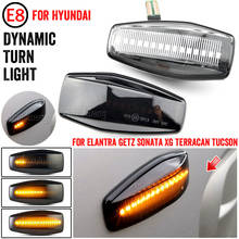 2pcs For Hyundai Flowing Water Indicator LED Side Marker Turn Signal Light For Elantra Getz Sonata XG Terracan Tucson i10 Coupe 2024 - buy cheap