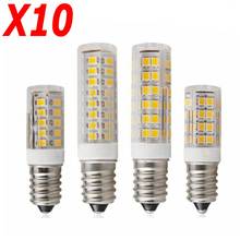 10pcs/lot E14 LED Lamp  5W 7W 9W 12W  220V  LED Corn Bulb 33 51 75 SMD2835 360 Beam High Quality Ceramic Mini Chandelier Lights 2024 - buy cheap