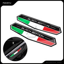 Italy Flag Sticker Italia Black Edition Decal Case for Aprilia Ducati Triumph Kawasaki Yamaha Honda for Car Decals 2024 - buy cheap