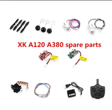 Wltoys-motor de aterrizaje de hélice XK A120 A380 RC, receptor servo, cargador de luz, control remoto 2024 - compra barato