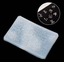 Letters Jewelry Making Mold Silicone Mould DIY Craft Key Chain Epoxy Resin Mold 2024 - buy cheap