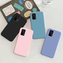 Funda de silicona TPU suave para OPPO Realme GT, carcasa protectora de teléfono de Color sólido, funda trasera para OPPO Realme GT 2024 - compra barato