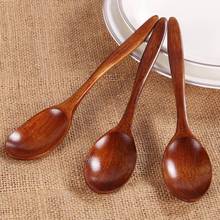 1pcs 18cm Wave Wooden Spoon Retro Natural Soup Spoon Coffee Spoon Honey Stirring Tool Teaspoon Cooking Accessories Kitchen Tools 2024 - buy cheap