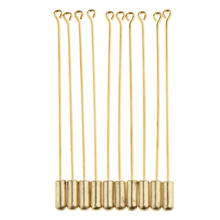 10 Piece 7.1cm Long Needle Plug Lapel Stick Hat Scarf Brooch Boutonniere Pin 2024 - buy cheap