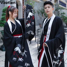 Traje tang antigo masculino, vestuário tradicional para casal folclórica cp, hanfu, casal de espadas, clássico, dinasismo tang, roupas de palco 2024 - compre barato