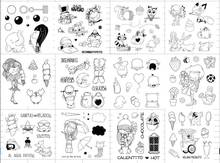 Spanish Transparent Clear Stamps for DIY Scrapbooking/Card Making Fun Decoration Supplies  A0071 2024 - buy cheap