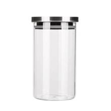 Прозрачные стеклянные сухие зерна контейнеры банки для хранения еды кухонные органайзеры герметичный футляр для хранения стеклянный герметичный резервуар для хранения 2024 - купить недорого