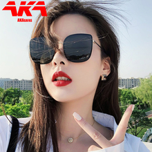 AKAgafas Square Oversized Sunglasses Women Vintage Mirror Sunglasses Women 2021 Designer Sun Glasses for Women Oculos De Sol 2024 - buy cheap