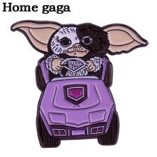 Broches de desenho animado homegaga d3192, broches de animais kawaii para roupas, acessórios de decoração, joias de filmes 2024 - compre barato