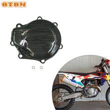 OTOM-cubierta de estator del motor para motocicleta, cubierta de fibra de carbono negra para KTM EXC XCW 450 500 Pit/Dirt Bike Enduro Atomik Magneto 2024 - compra barato