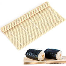 Tapetes japoneses de bambu para enrolar sushi, 1 peça, ferramenta para fazer arroz, acessórios para cozinha, diy 2024 - compre barato