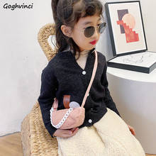 Kids' Shoulder Bags Wool Fashion Winter Pouch Lovely Girls Gift All-match Kawaii Cross-body Korean Style Simple 6-color Chic New 2024 - buy cheap