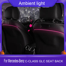 Ambient Light Rear Seat Light Backrest Luminous Light Modified 64 Colour For Mercedes Benz GLE C A Class W205 GLC X253 2024 - buy cheap