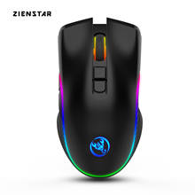 Planstar mouse de jogo sem fio de 2.4ghz usb, mouse de carregamento rápido tipo c com luz de fundo rgb 2024 - compre barato