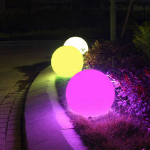 Luz LED de energía Solar RGB para decoración de fiestas nocturnas, luz de 30cm, IP67, para exteriores, césped, piscina, OVNI flotante, lámpara de 16 colores 2024 - compra barato