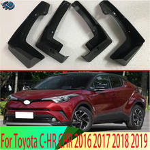 Accesorios de coche para Toyota C-HR CHR, 2016, 2017, 2018, 2019, 4 Uds., guardabarros, guardabarros 2024 - compra barato