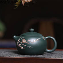 Yixing tea pot purple clay Xishi filter teapot Chinese handmade Tea set beauty kettle custom teaware Authentic Puer 210ml 2024 - buy cheap