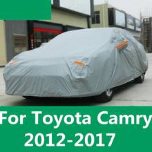 car cover thickening car cover rain sunscreen anti-frost snow clothing car Accessories For Toyota Camry 7th Sedan 2012-2017 2024 - buy cheap