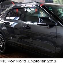 Lapetus-toldos de visera de lluvia soleada, Kit de protección con bisel, accesorios para Ford Explorer 2013-2018, 4 unidades 2024 - compra barato